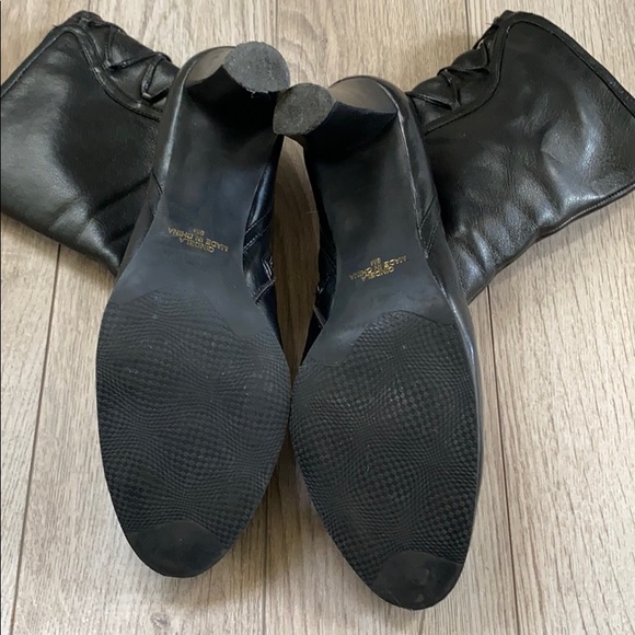 Apostrophe black ankle boots - Picture 4 of 8